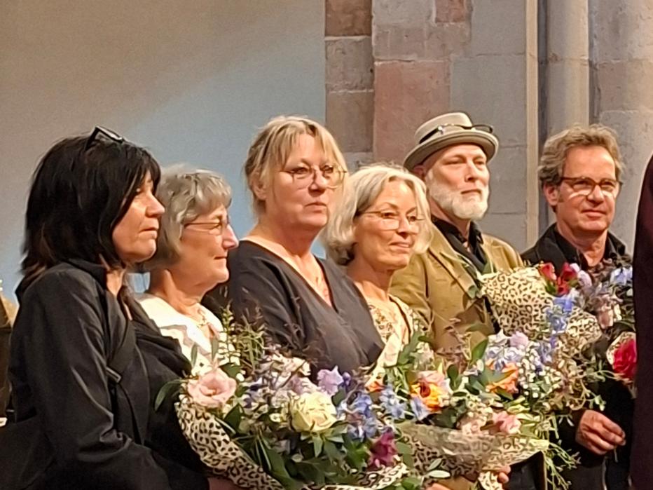 KünstlerInnen auf der Severinale-Eröffnung