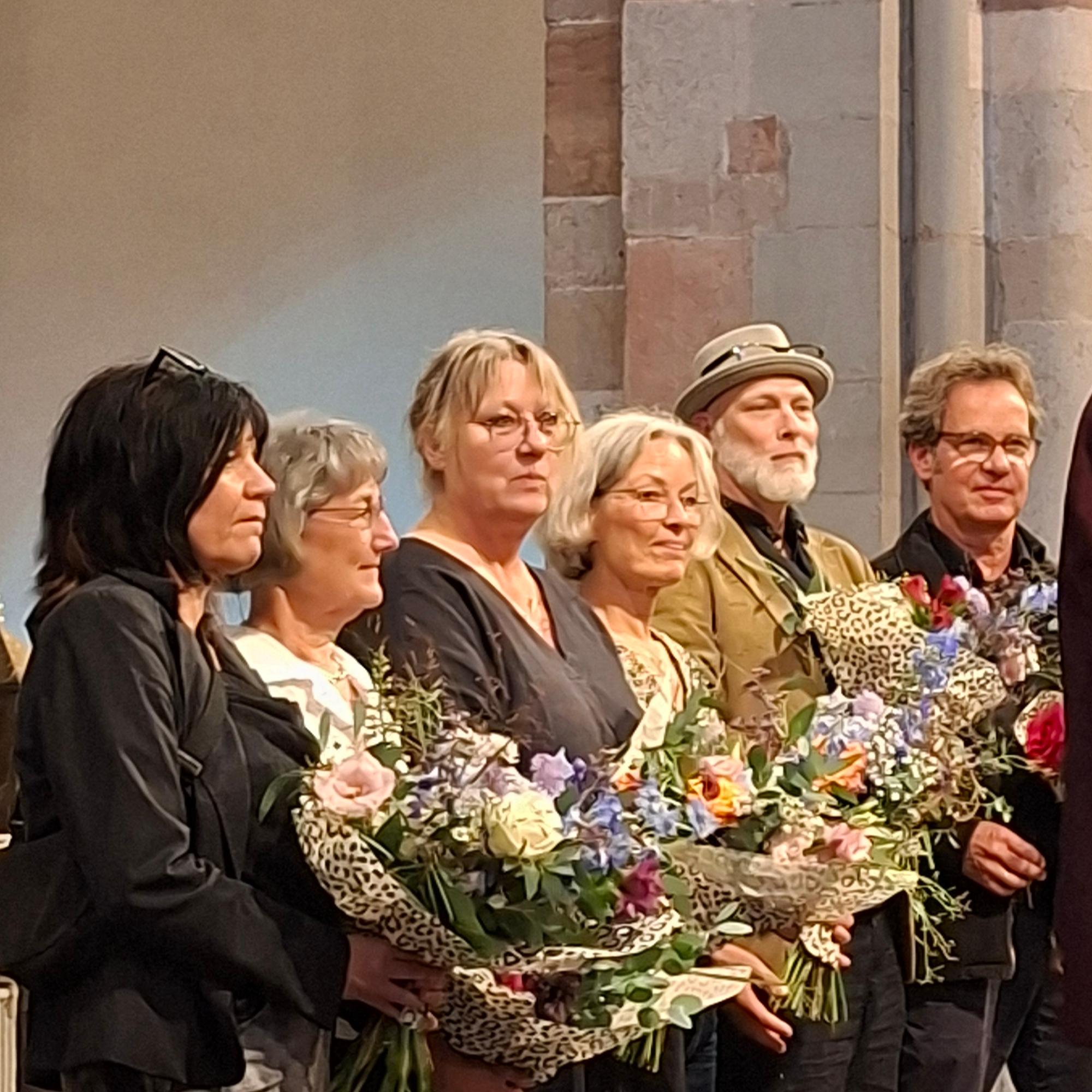 KünstlerInnen auf der Severinale-Eröffnung