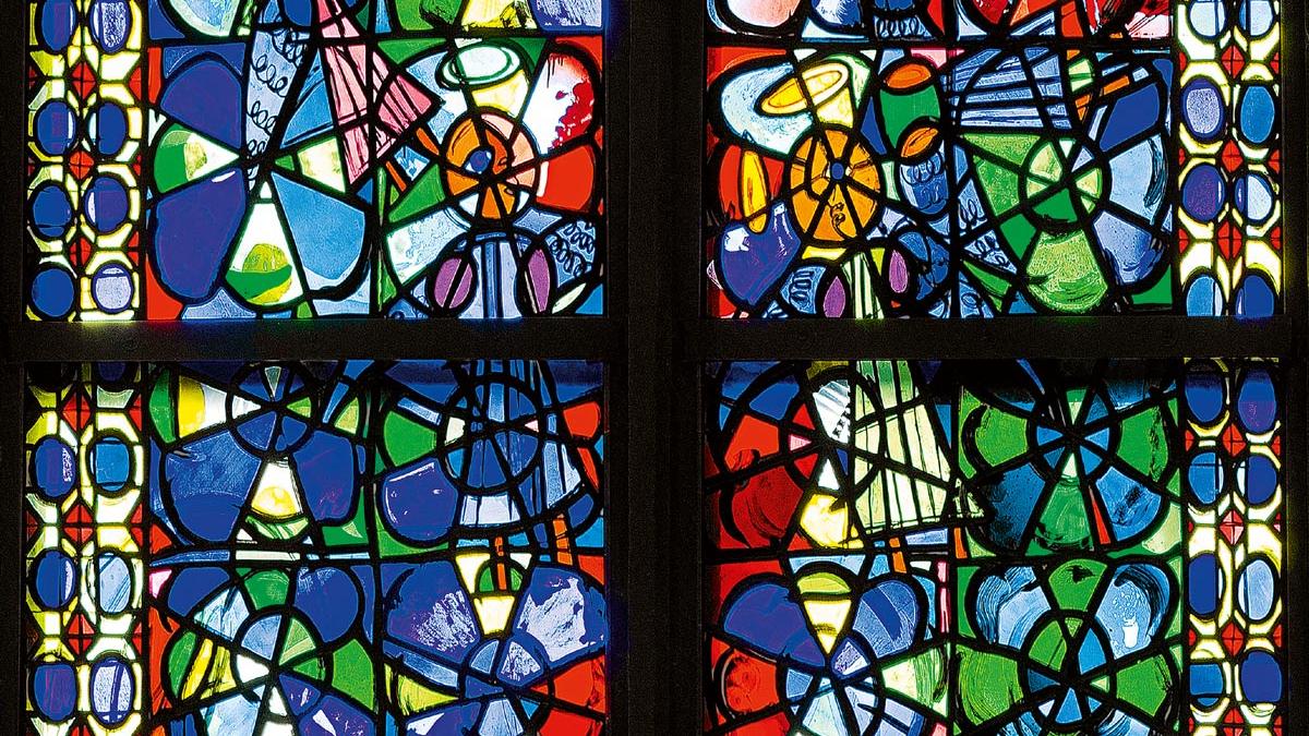 Fenster Die himmlischen Heerscharen