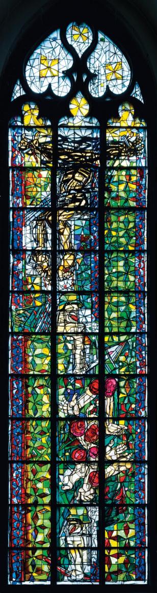 St. Andreas, Machabäerchor, Kreuzigung und Folter