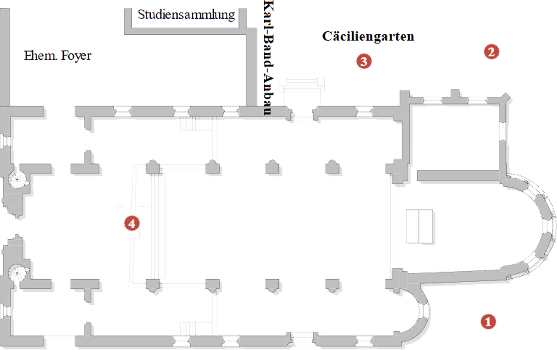 Grundriss St. Cäcilien