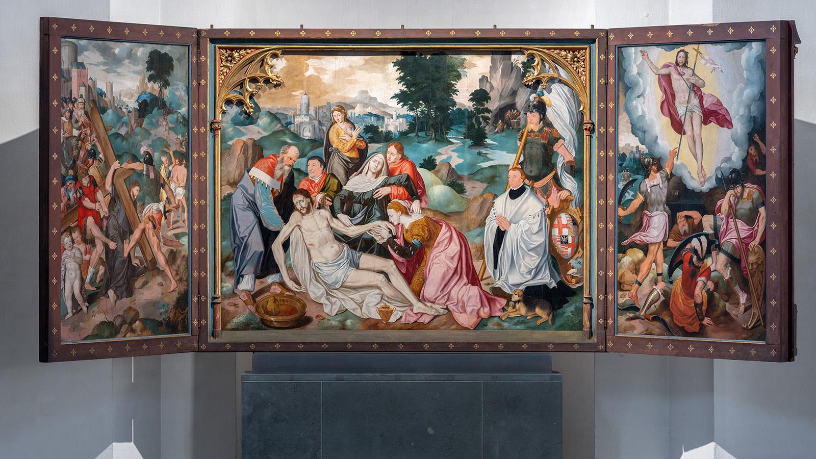 St. Georg_Beweinungstryptichon Barthel Bruyn_SQB L1190292
