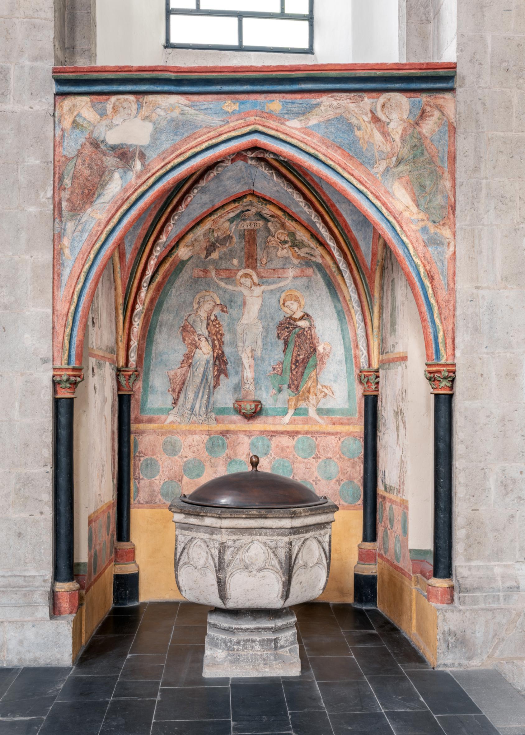 St. Kunibert, Chor, Taufkapelle