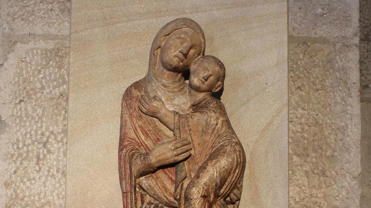 St. Maria im Kapitol, Chorraum, Hermann-Josef-Madonna