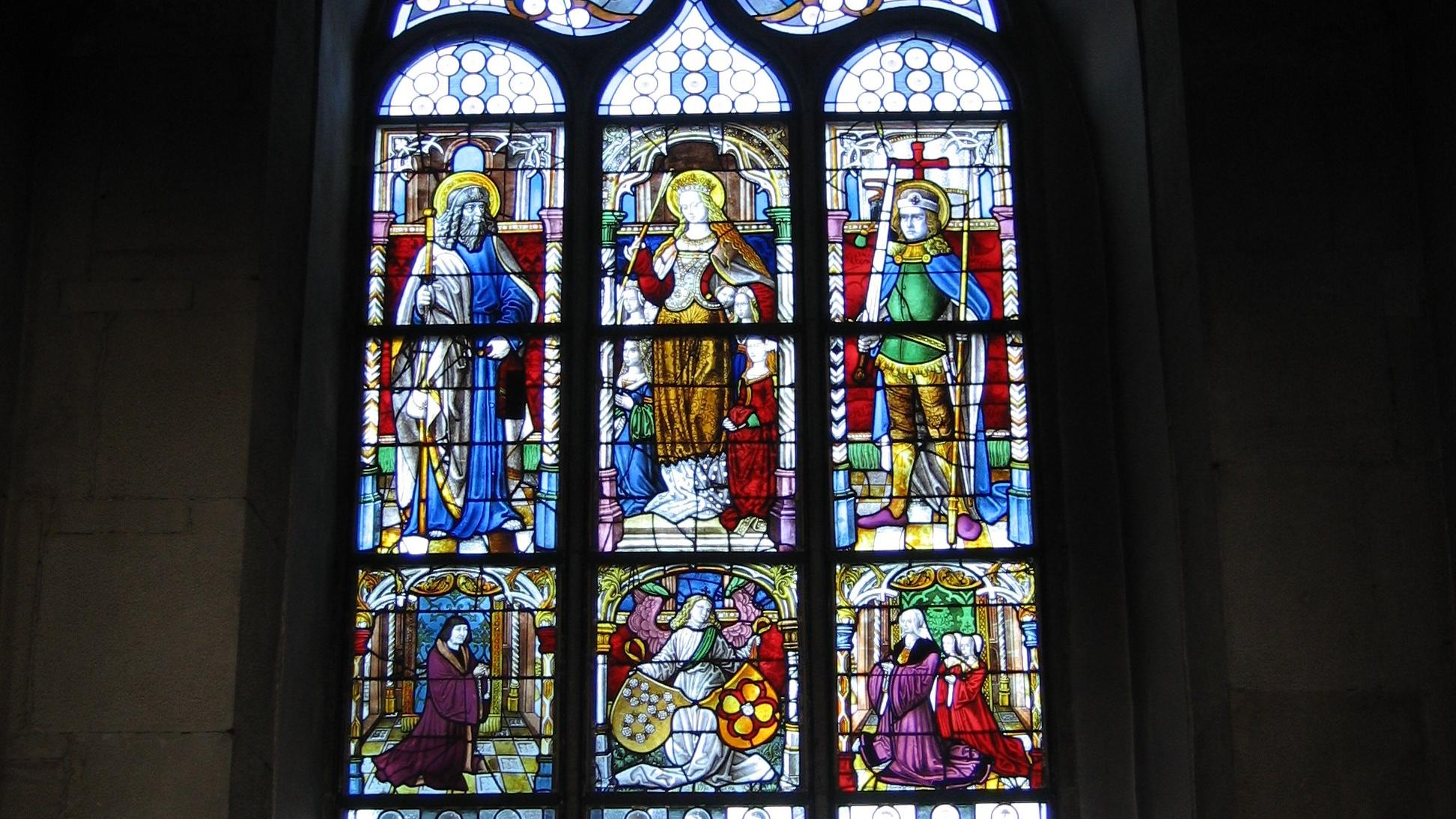 St. Maria im Kapitol_Nordseitenschiff_Ursulafenster_D. Heiermann_Rom. Kirchen  17.10.06 007