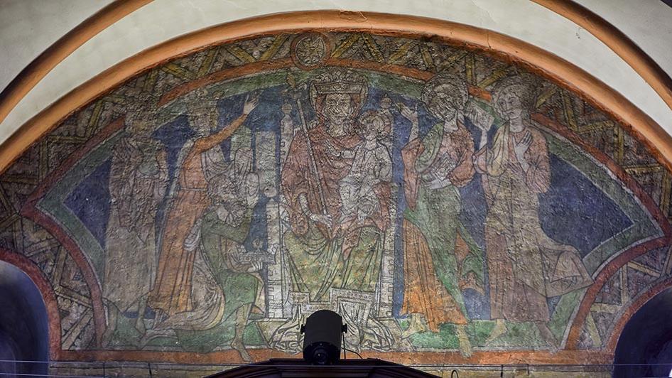 Anbetung der Könige, Freskotechnik, 1230–1240