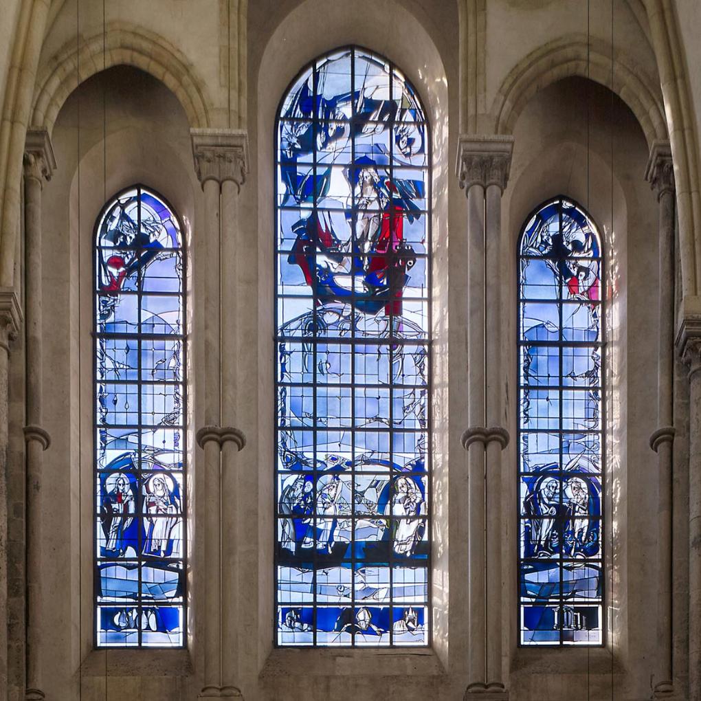 Groß St. Martin - Langhaus - Westfenster von Hermann Gottfried