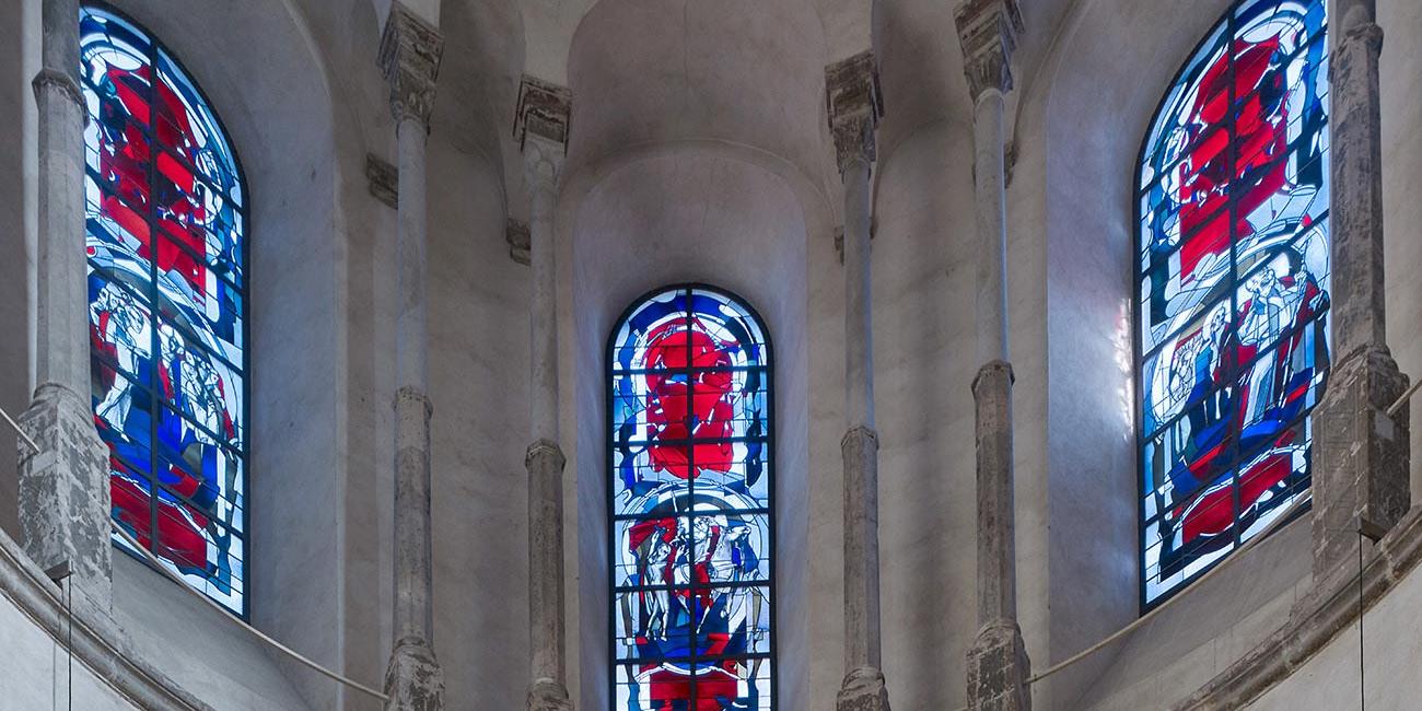 Groß St. Martin - Dreikonchenchor - Ostfenster von Hermann Gottfried