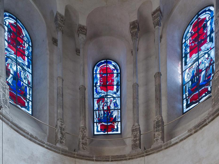 Groß St. Martin - Dreikonchenchor - Ostfenster von Hermann Gottfried