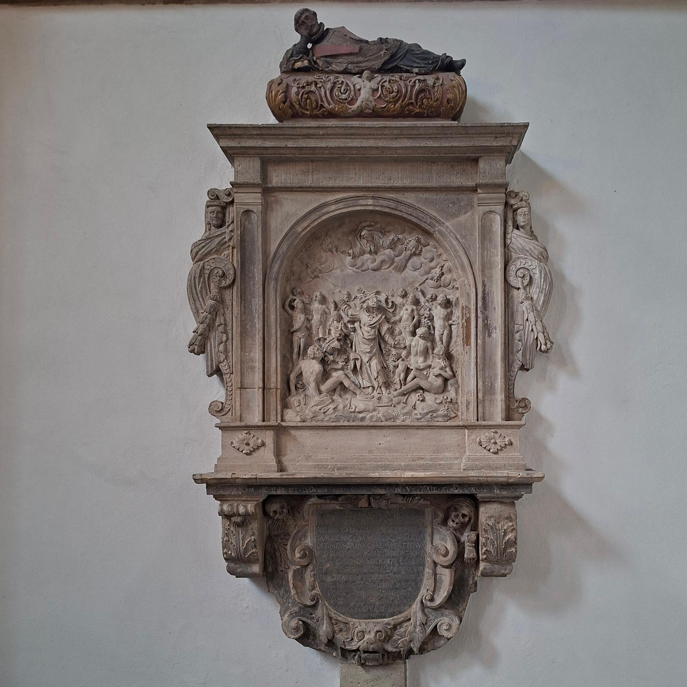St. Severin, Langhaus, Epitaph für Ludger Heresbach