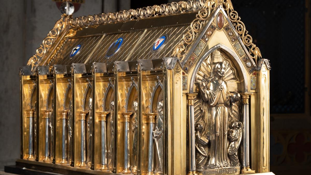 St. Severin - Hochchor - Schrein Christusseite
